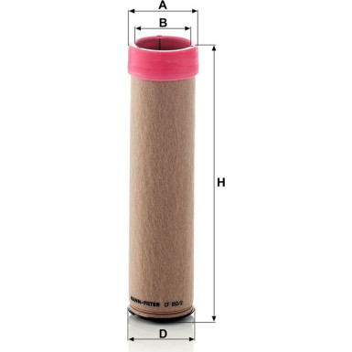 Sekundärluftfilter CF 850/2 Sekundärluftfilter CF 850/2