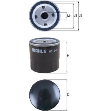 Knecht Ölfilter OC 242