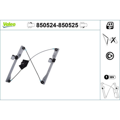 Valeo Fensterheber 850524
