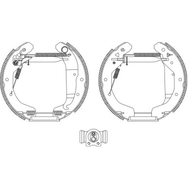 Bremsbackensatz 84049001 Bremsbackensatz 84049001