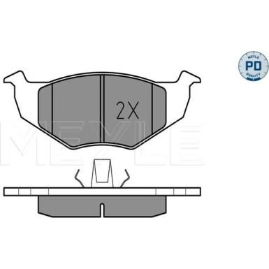 Meyle Bremsbelagsatz, Scheibenbremse MEYLE-PD: Advanced performance and design 025 218 6619/PD Meyle Bremsbelagsatz, Scheibenbremse MEYLE-PD: Advanced performance and design 025 218 6619/PD