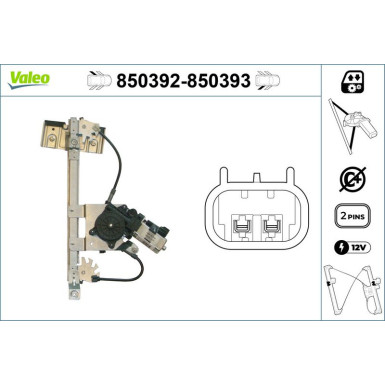 Valeo Fensterheber 850392