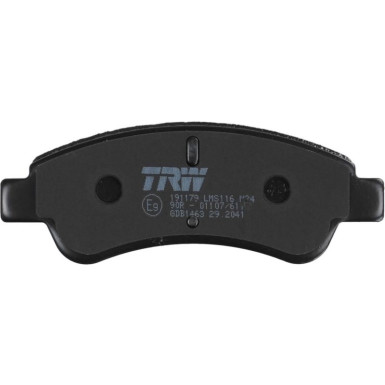 TRW Bremsbelagsatz, Scheibenbremse COTEC GDB1463 TRW Bremsbelagsatz, Scheibenbremse COTEC GDB1463