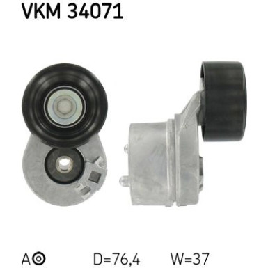 SKF Spannrolle, Keilrippenriemen VKM 34071