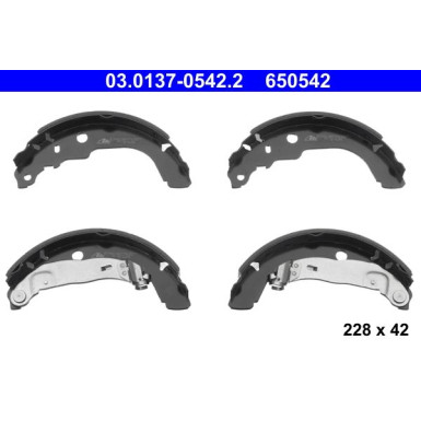 Bremsbackensatz 03.0137-0542.2 Bremsbackensatz 03.0137-0542.2