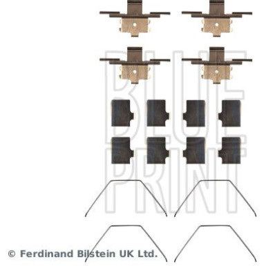 Blue Print Zubehörsatz, Scheibenbremsbelag ADBP480021