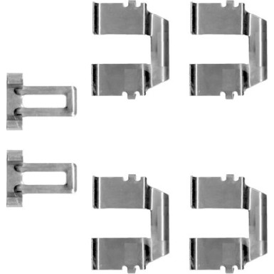 BOSCH Zubehörsatz, Scheibenbremsbelag 1 987 474 264 BOSCH Zubehörsatz, Scheibenbremsbelag 1 987 474 264