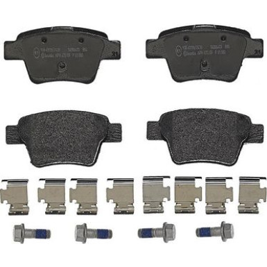 Brembo Bremsbelagsatz, Scheibenbremse PRIME LINE P 61 080 Brembo Bremsbelagsatz, Scheibenbremse PRIME LINE P 61 080