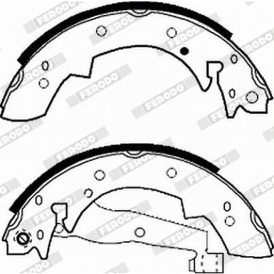 Bremsbackensatz FSB173 Bremsbackensatz FSB173