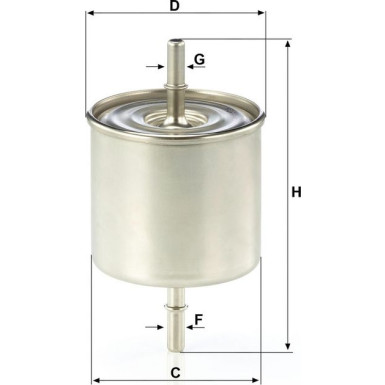 Kraftstofffilter WK 8046 Kraftstofffilter WK 8046