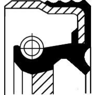 Corteco Wellendichtring, Automatikgetriebe 19037052B