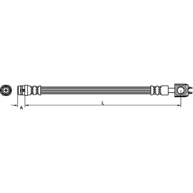 Metzger Bremsschlauch 4116202