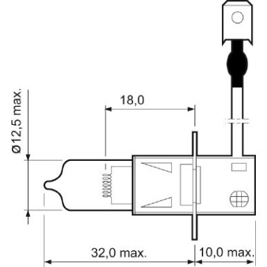 Valeo Glühlampe, Abbiegescheinwerfer ESSENTIAL 032005