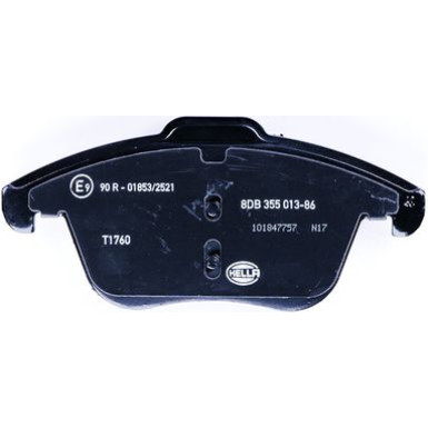 Hella Bremsbelagsatz, Scheibenbremse 8DB 355 013-861 Hella Bremsbelagsatz, Scheibenbremse 8DB 355 013-861