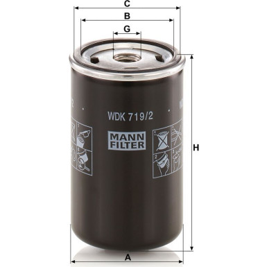 Kraftstofffilter WDK 719/2