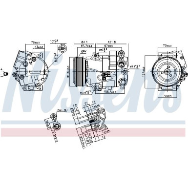 Kompressor, Klimaanlage 890259 Kompressor, Klimaanlage 890259