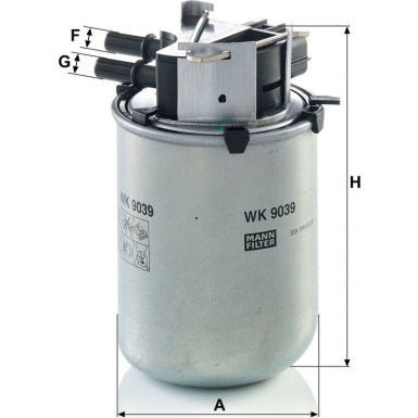 Kraftstofffilter WK 9039 Kraftstofffilter WK 9039