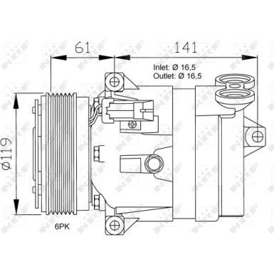 Kompressor, Klimaanlage 32021