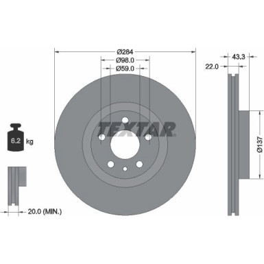 Bremsscheibe 92252803 Bremsscheibe 92252803