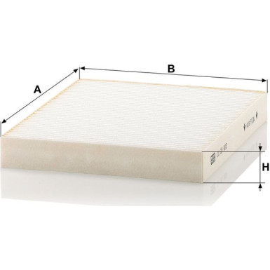 MANN-FILTER CU 23 003 Innenraumfilter, Partikelfilter