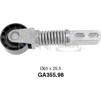 NTN-SNR Spannrolle, Keilrippenriemen GA355.98