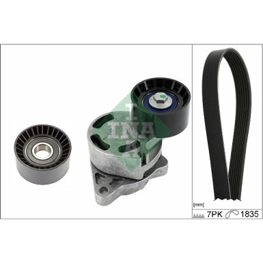 INA Keilrippenriemensatz 529 0437 10