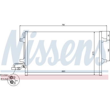 Nissens Kondensator, Klimaanlage FIRST FIT 940086 Nissens Kondensator, Klimaanlage FIRST FIT 940086