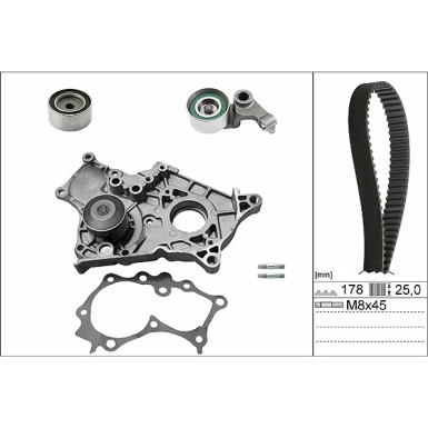 INA Wasserpumpe + Zahnriemensatz 530 0422 30