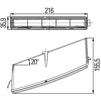 Hella Tagfahrleuchtensatz 2PT 010 043-801