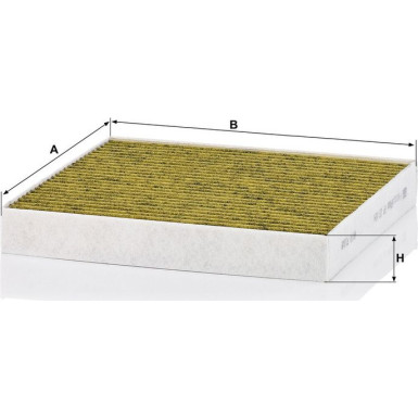 MANN-FILTER FP 23 024 Innenraumfilter Aktivkohlefilter