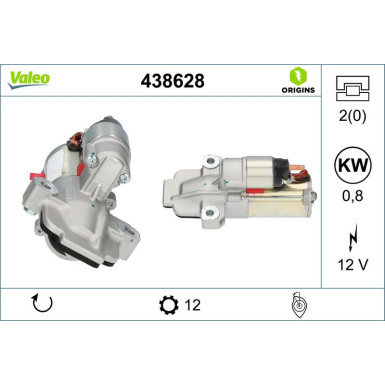 Starter Valeo Origins New OE TECHNOLOGIE 438628