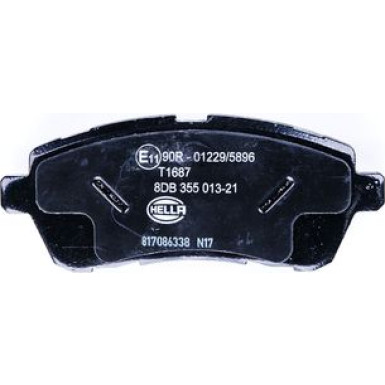 Hella Pagid Bremsbelagsatz, Scheibenbremse 8DB 355 013-211 Hella Pagid Bremsbelagsatz, Scheibenbremse 8DB 355 013-211