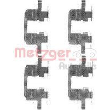 Metzger Zubehörsatz, Scheibenbremsbelag 109-1711