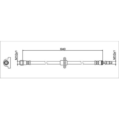 Metzger Bremsschlauch 4112083