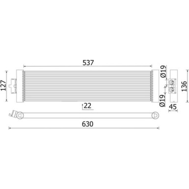 Mahle Ölkühler, Automatikgetriebe BEHR Premium Line CLC 327 000P
