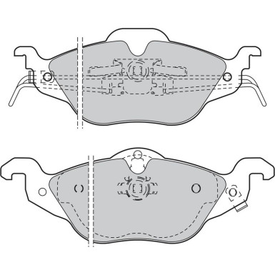 Bremsbelagsatz, Scheibenbremse 598322 Bremsbelagsatz, Scheibenbremse 598322