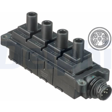 Delphi Zündspule GN10465-12B1 Delphi Zündspule GN10465-12B1