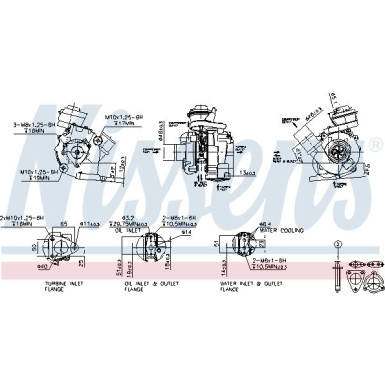 Nissens Turbolader 93216