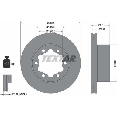 Bremsscheibe 93143403 Bremsscheibe 93143403