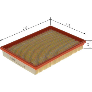 BOSCH 1 987 429 189 Luftfilter BOSCH 1 987 429 189 Luftfilter