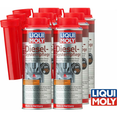 6x LIQUI MOLY 5139 Dieselsystempflege Kraftstoffadditiv 250ml Systempflege Diesel 6x LIQUI MOLY 5139 Dieselsystempflege Kraftstoffadditiv 250ml Systempflege Diesel