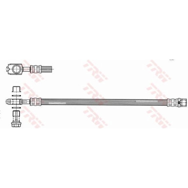TRW Bremsschlauch PHD1015