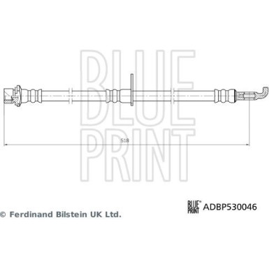 Blue Print Bremsschlauch ADBP530046