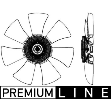 Mahle Lüfter, Motorkühlung BEHR Premium Line CFF 491 000P