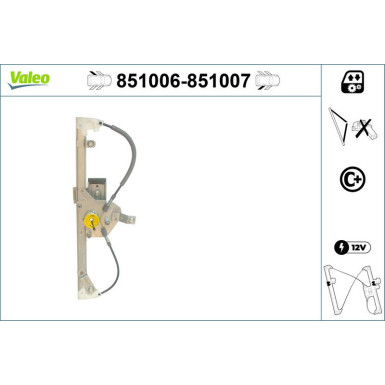 Valeo Fensterheber 851007