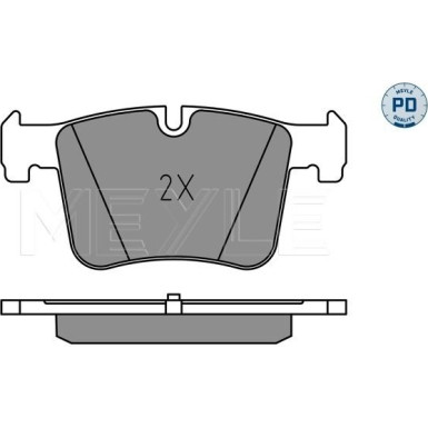 Meyle Bremsbelagsatz, Scheibenbremse MEYLE-PD: Advanced performance and design 025 251 9919/PD