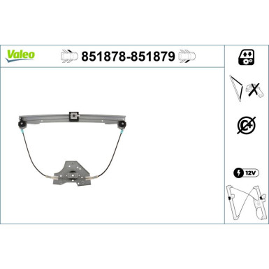 Valeo Fensterheber 851879