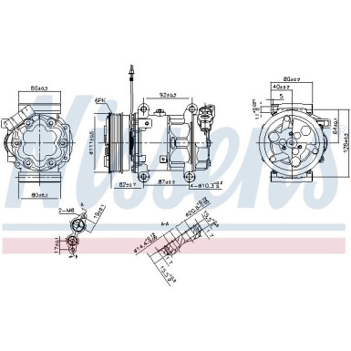 Kompressor, Klimaanlage 89589 Kompressor, Klimaanlage 89589