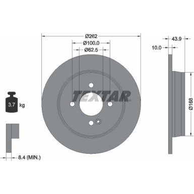 Bremsscheibe 92242203 Bremsscheibe 92242203