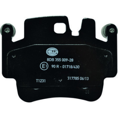 Hella Bremsbelagsatz, Scheibenbremse 8DB 355 009-281 Hella Bremsbelagsatz, Scheibenbremse 8DB 355 009-281